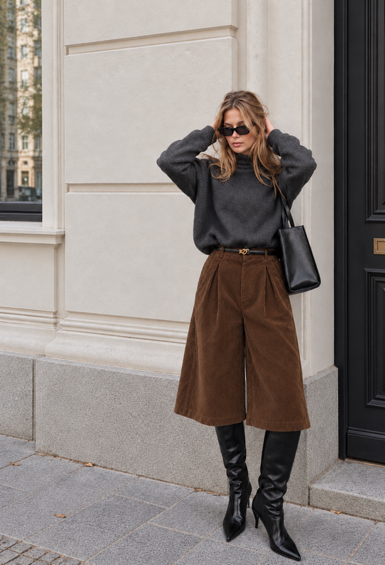 Basic Apparel Isa Long Shorts Desert palm