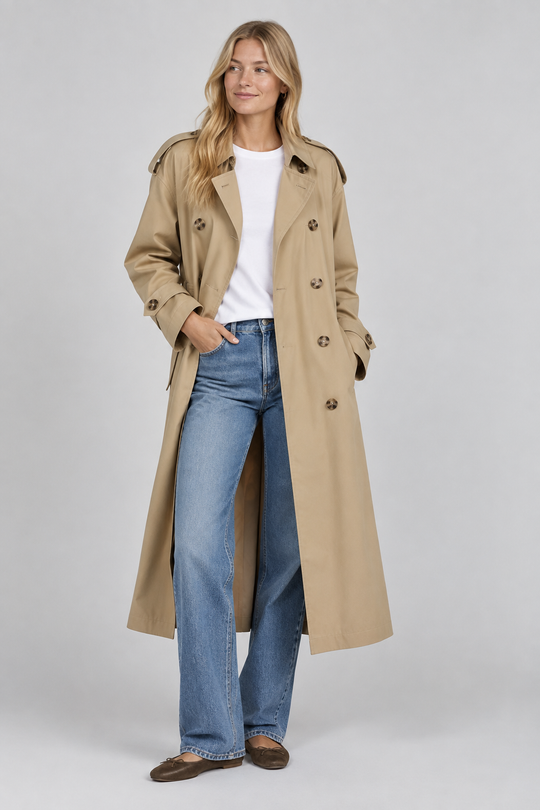 Urban Pioneers Ivana Trench Coat Khaki
