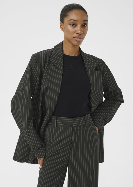 Gestuz JoelleGZ blazer black pinstripe