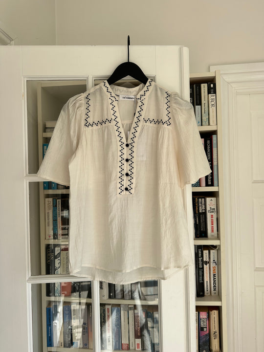 Co’Couture Notiscc Ss Blouse Off White