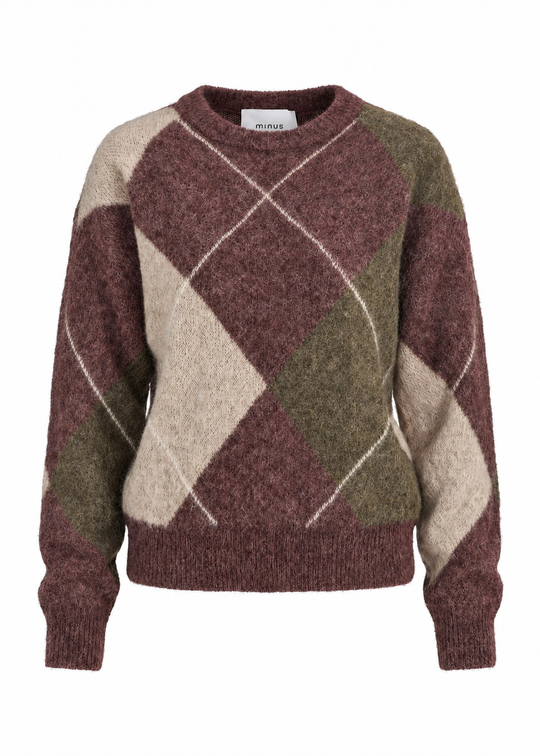 Minus MSRevea Knit Pullover Maroon Red