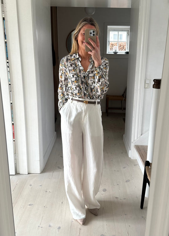 Minus MSAuguste Linen Pants cloud dancer