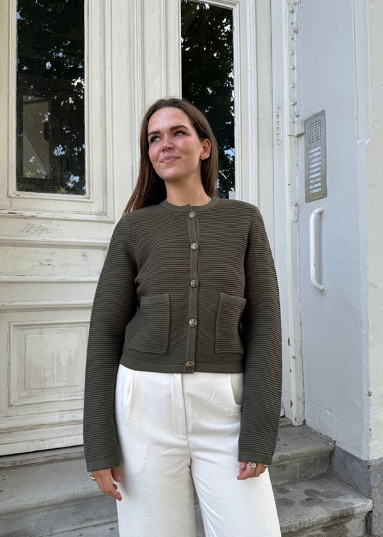Sofie Schnoor Kyrasw cardigan Green Olive