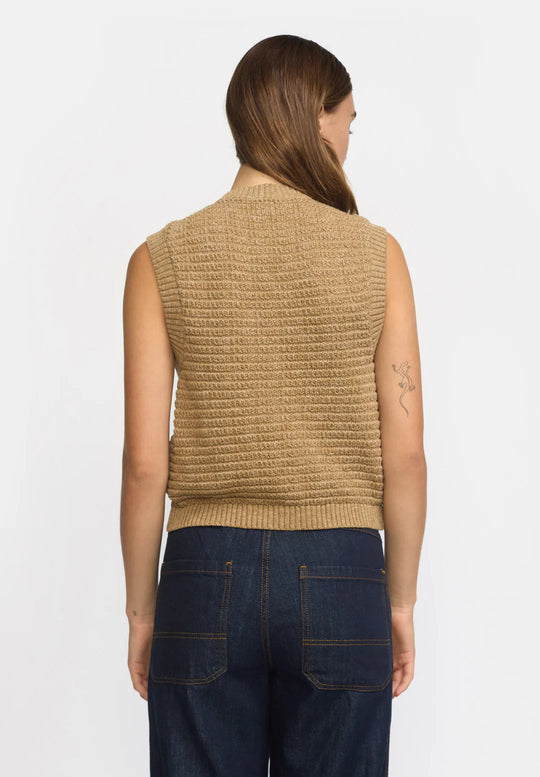 Esmé Studios ESSaga Knit Vest GOTS Incense Mélange