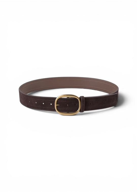Plissé Copenhagen Celma Belt dark brown