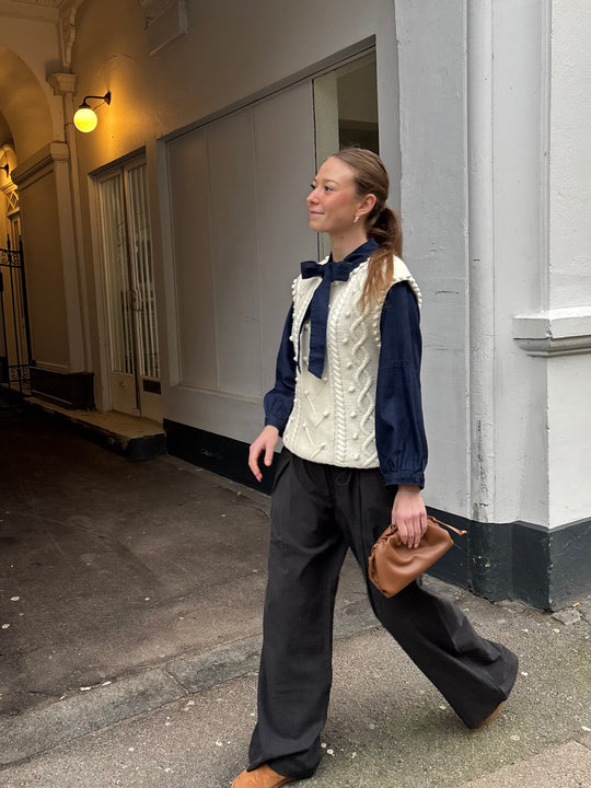 Sofie Schnoor KamelaSW Vest off-white