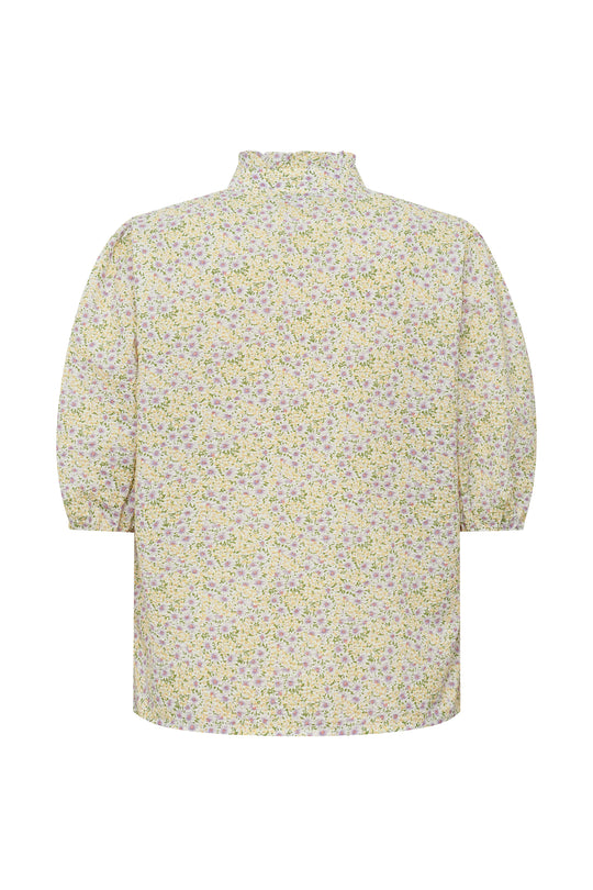 A-view Tiffany short sleeve shirt Lilac/Yellow