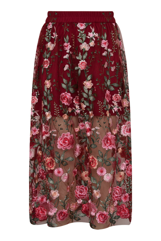 A-View Fuschia skirt Bordeaux/Rose