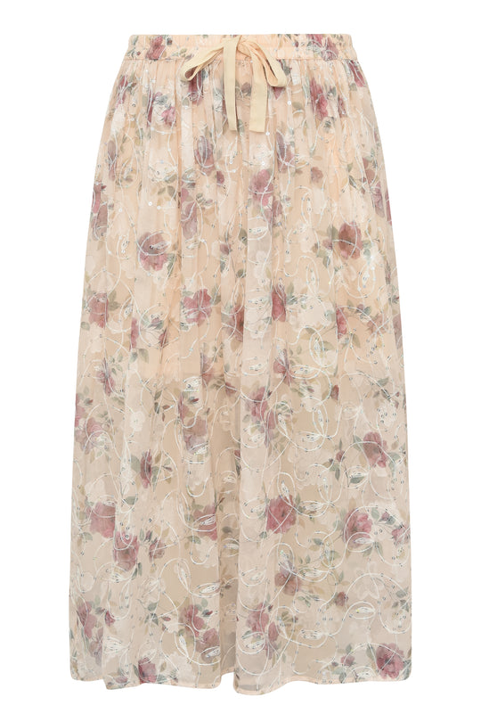 A-View Flounce skirt Sand