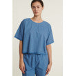 Basic Apparel Adie Crop Tee Quiet harbor