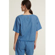 Basic Apparel Adie Crop Tee Quiet harbor