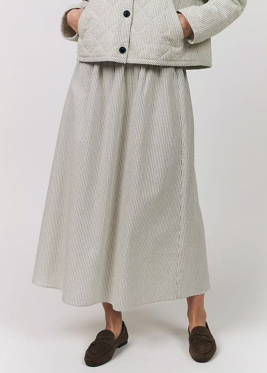 Lollys Laundry IslaLL Maxi Skirt 80 stripe sand