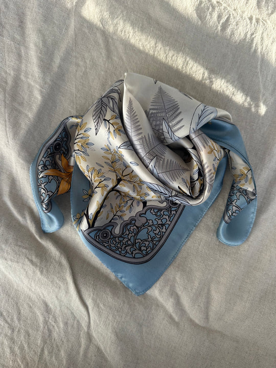 Plissé Copenhagen Bjanka Scarf Light Blue