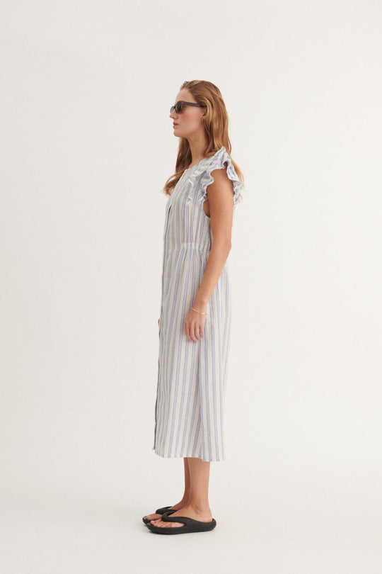 Basic Apparel Ada Dress True navy / whisper white