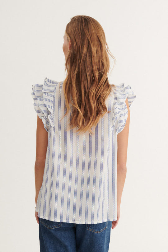 Basic Apparel Ada Shirt True navy / whisper white