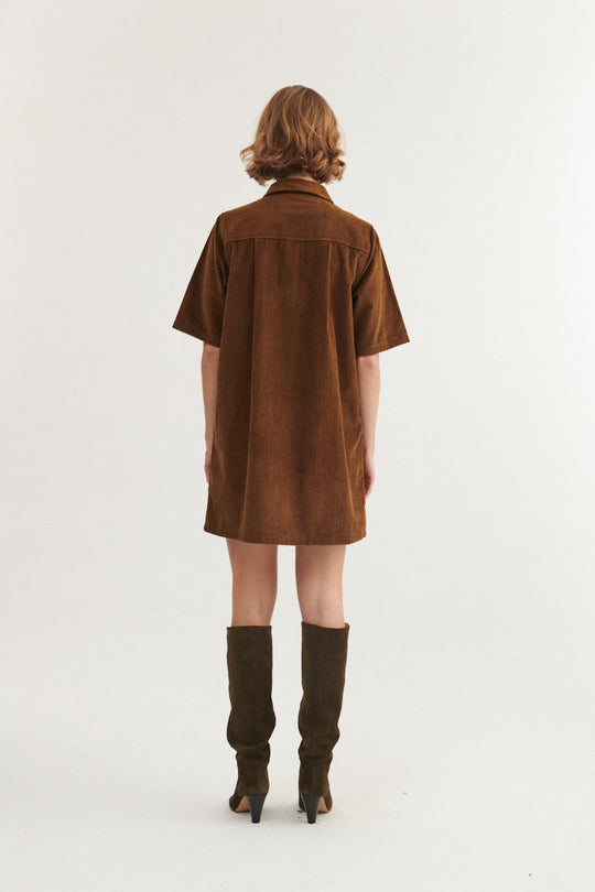 Basic Apparel Isa Polo Dress Desert palm