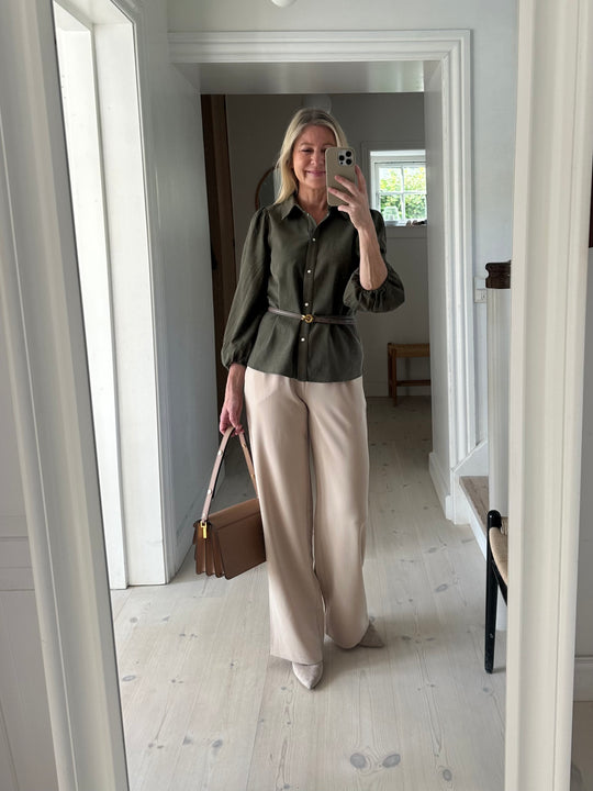 Plissé Copenhagen Knot Belt Mud