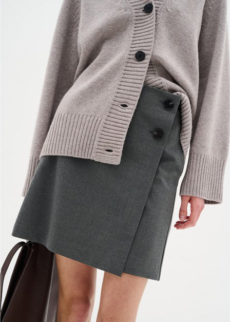 InWear NataliaIW Skirt Antrecite Grey Melange