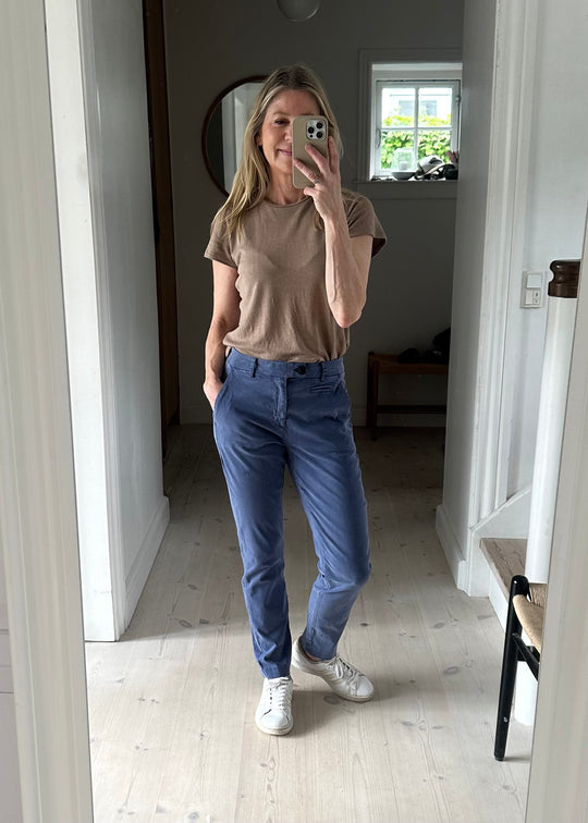 Pieszak PD-Anika Support Cropped Chino Indigo blue