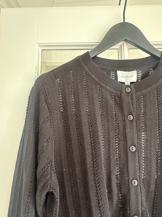 La Rouge Anette Cardigan Black