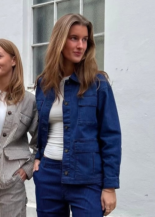 Sofie schnoor s242372 jakke lys denim blå