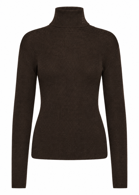 DAY Birger ét Mikkelsen Sierra - Daily Elements Pullover Dark Brown Melange