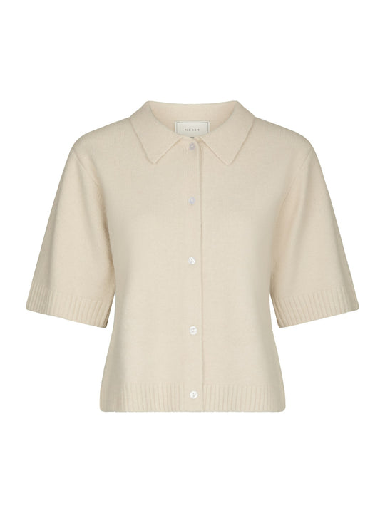 Neo Noir Cunna Knit Blouse Ivory