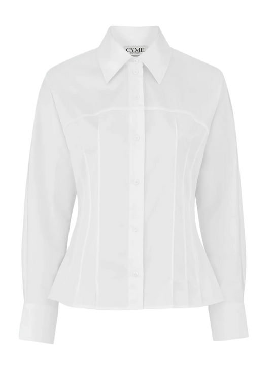 Cyme Copenhagen Hourglass shirt white