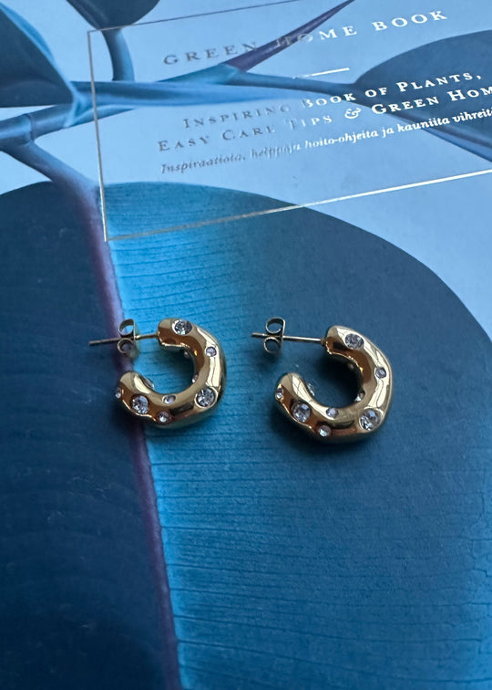 Black design by Camilla Folkman Luna Hoops