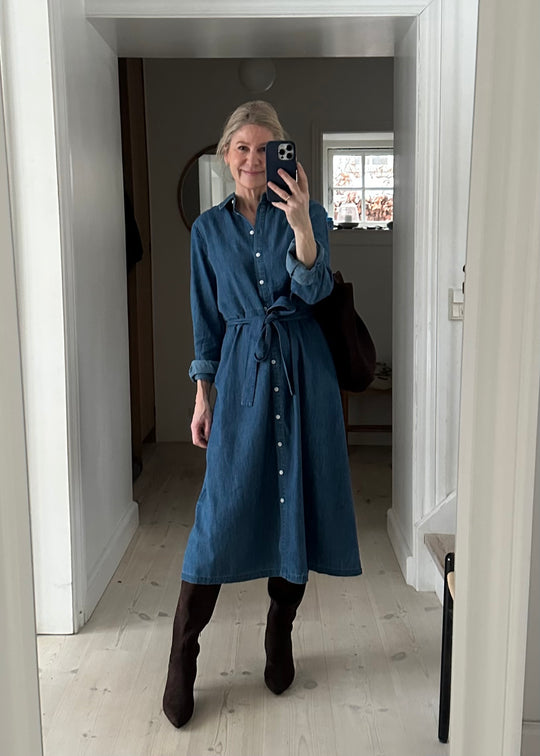 Part Two CirkePW Dress Medium Blue Denim