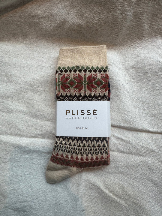 Plissé Copenhagen Cocesa socks beige