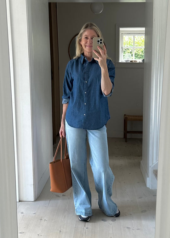 Soaked SLChamy Regular Shirt Medium Blue Denim