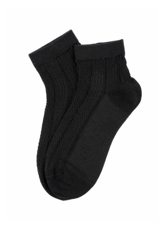 Sui Ava Sofie Ankle Socks Black