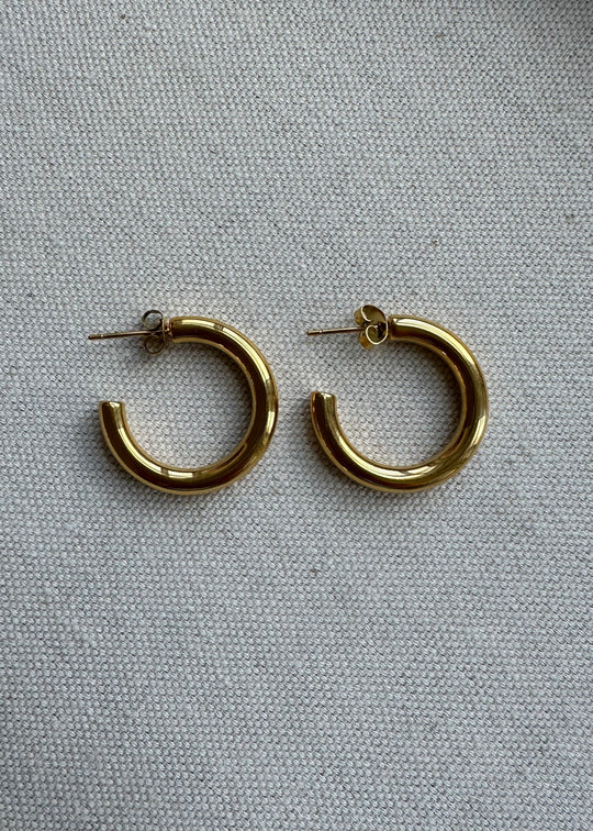 Black design by Camilla Folkman Sif hoops