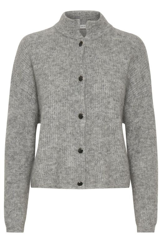 Gestuz DebbieGZ short cardigan NOOS High-rise grey melange
