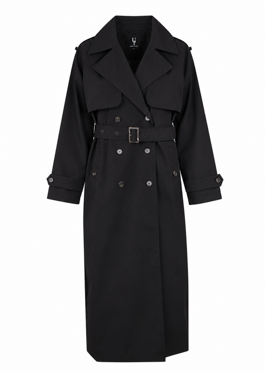 Urban Pioneers Fadoua Trench Coat Black