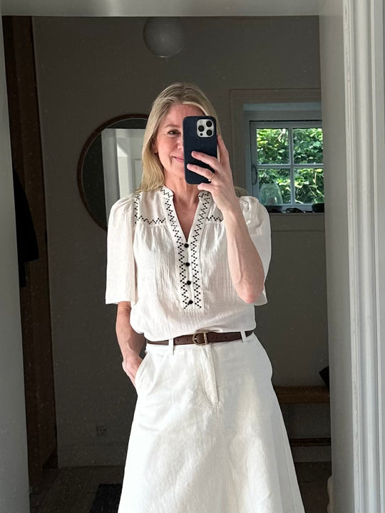 Co’Couture Notiscc Ss Blouse Off White