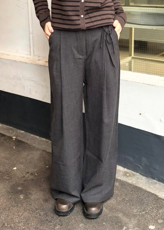 Minimum Gunli Pants Dark Grey Melange
