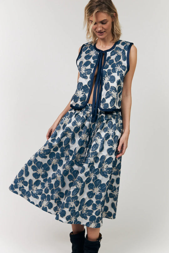 Lollys Laundry BristolLL Midi Skirt 20 blue