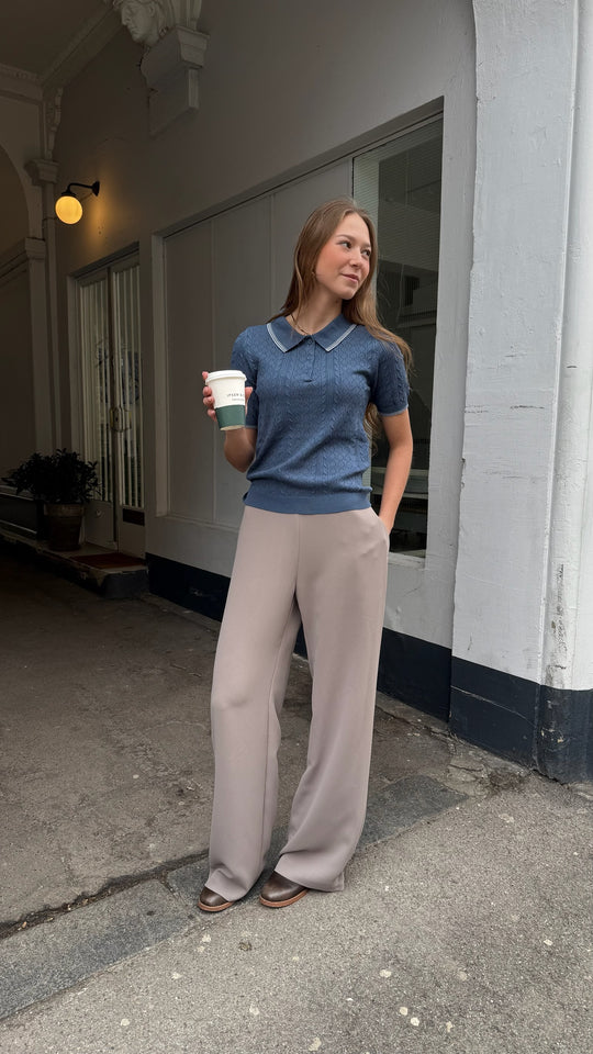 La Rouge Alma Polo Shirt blue