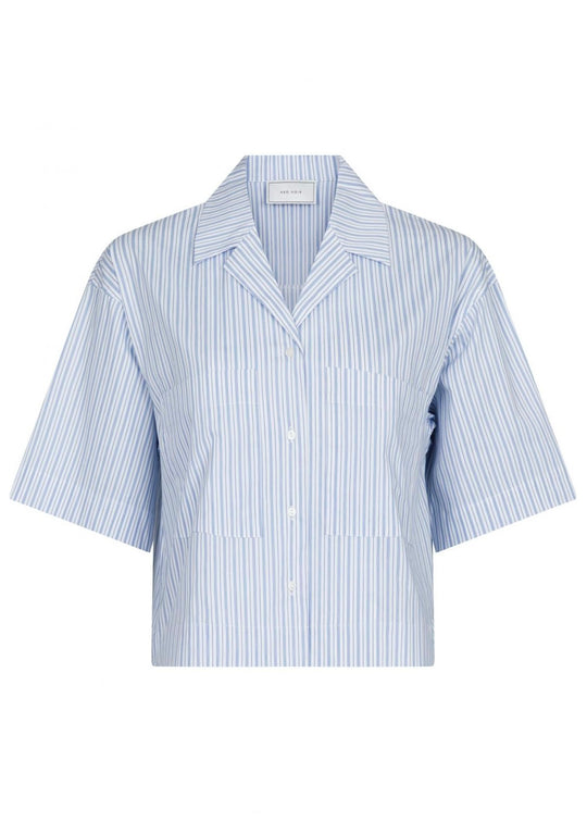 Neo Noir Ginna Stripe Shirt light blue