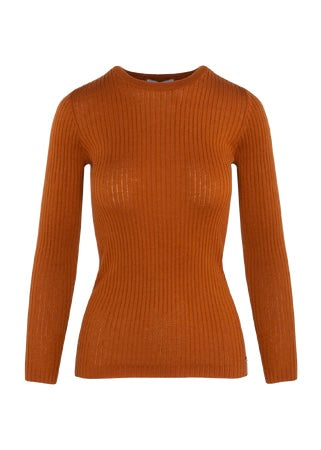 Urban Pioneers Marit LS merino Top Auburn