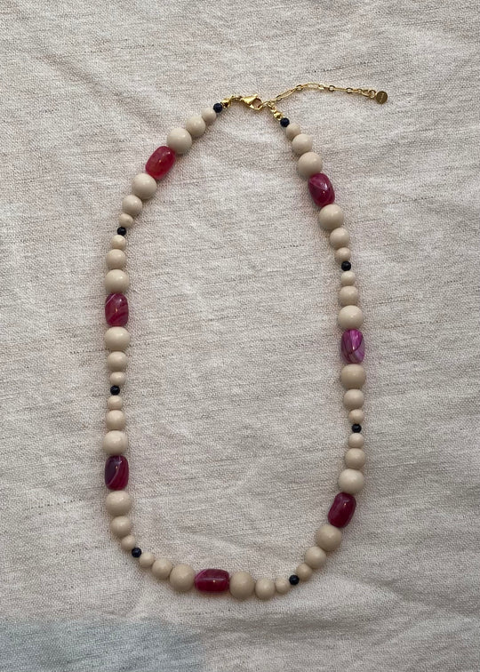 Plissé Copenhagen Megan necklace Pink