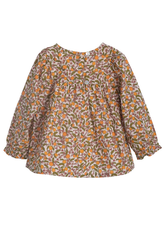 Serendipity Puff Blouse Clementine