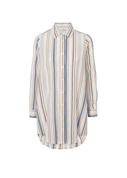 Basic Apparel Jima Long Shirt Multistriped