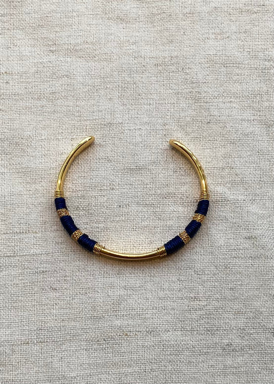 Plissé Copenhagen Lebba bracelet Petrol Blue