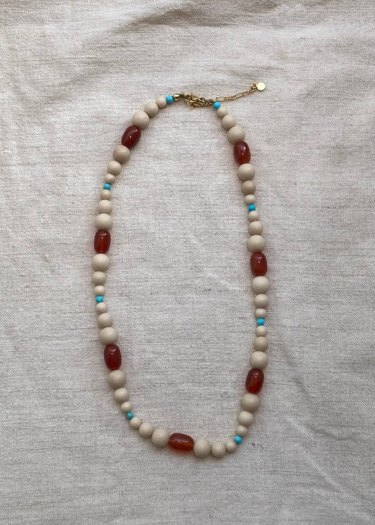 Plissé Copenhagen Megan necklace Rust