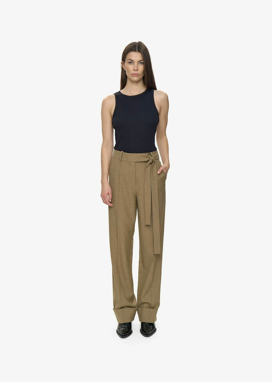 Minimum Miranda Pants Greige Melange