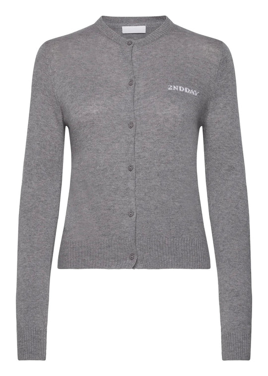 2NDDAY 2ND Vinny TT - Soft Wool Blend grå