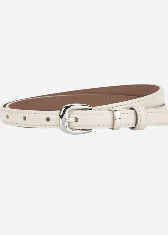 Plissé Copenhagen Casely belt Creme